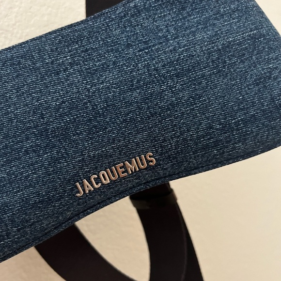 JACQUEMUS Indigo Le Raphia 'Le Bisou Gros Grain' Bag - Picture 15 of 16